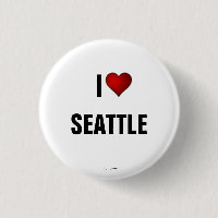 Seattle: I Love Seattle botón de respaldo