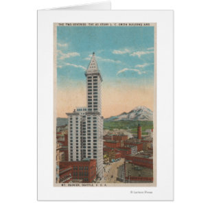 Seattle, opinión de la torre de WASmith y el Monte