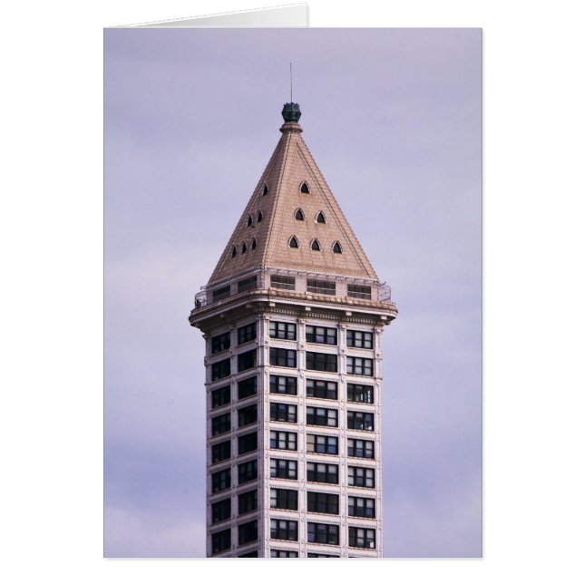 Seattle Smith Tower Blank Card (Frente)