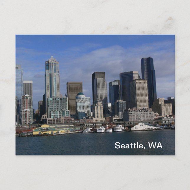 Seattle WA, postal (Anverso)