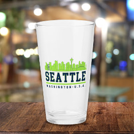 Seattle Washington Modern Skyline City