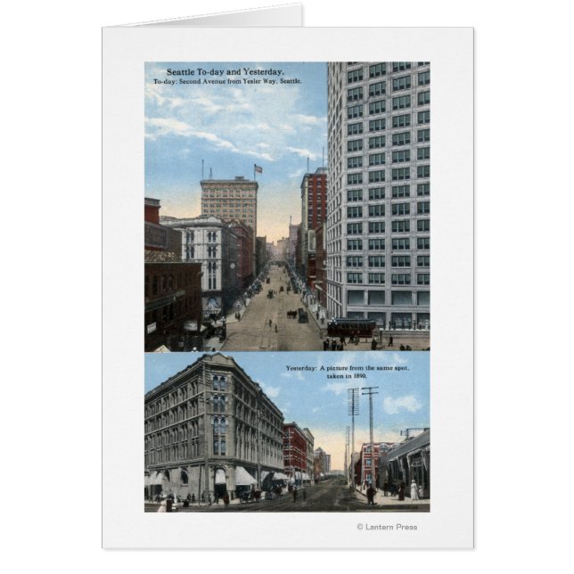 Seattle, Washington - Vista de la segunda (Frente)