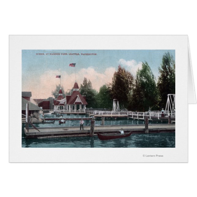 Seattle, WashingtonMadison Park Scene (Anverso (Horizontal))