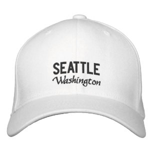 Seattle White Washington, un Gorra bordado