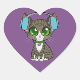 Sebastian Classic Heart Pegatina