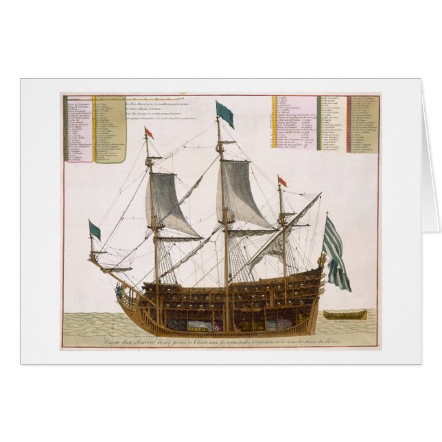 Sección a través de una nave de primer orden (Anverso (Horizontal))