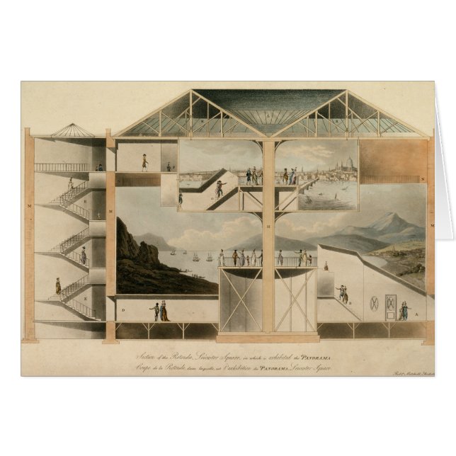 Sección del de la Rotonda, cuadrado de Leicester (Anverso (Horizontal))