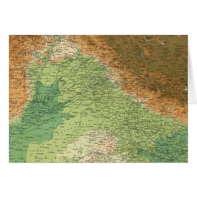 Sección noroeste de India (Anverso (Horizontal))