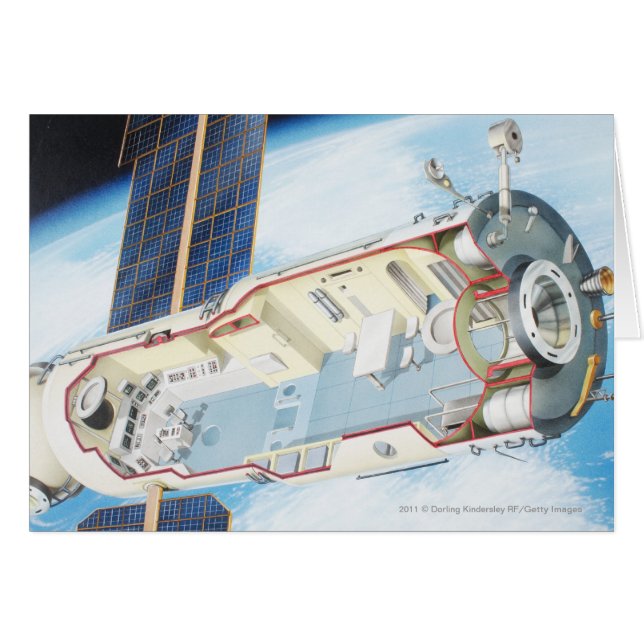 Sección representativa de la estación espacial (Anverso (Horizontal))