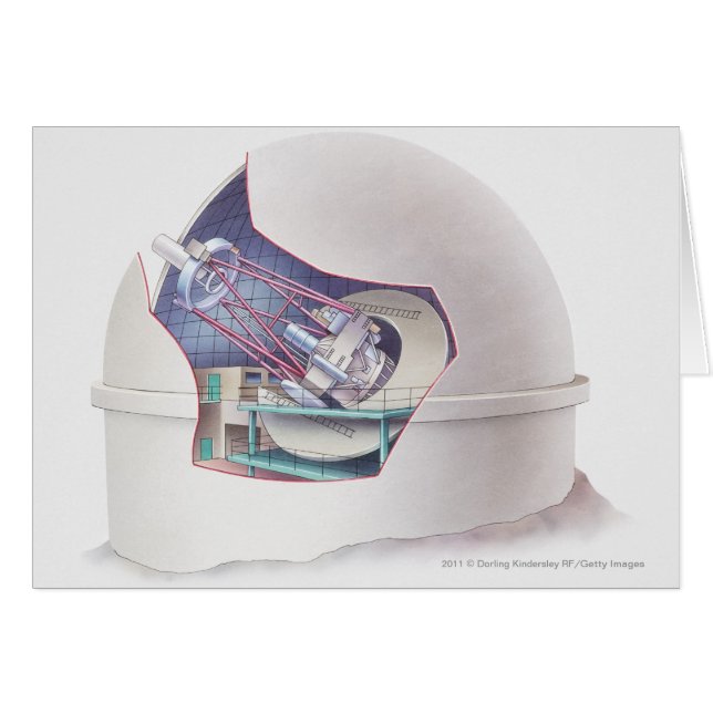 Sección representativa del telescopio dentro de un (Anverso (Horizontal))