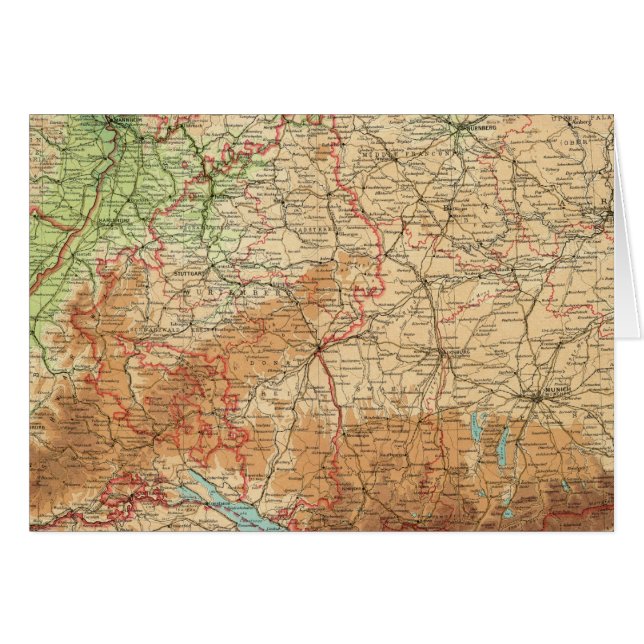 Sección sur de Alemania (Anverso (Horizontal))