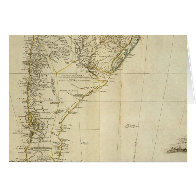 Sección Sur de América del Sur (Anverso (Horizontal))