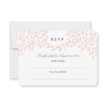 Secret Garden Wedding RSVP - Rubor