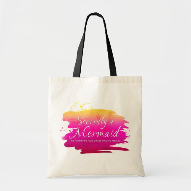Secretamente una sirena - la bolsa de asas - rosa (Frente)