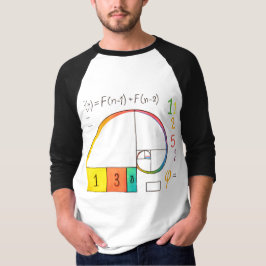 Secuencia de Fibonacci y Camiseta de Matemáticas d