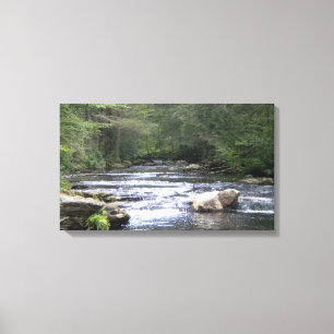 Secuencia en la impresión de lienzo envuelto en ma