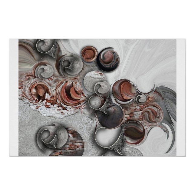 "Secuencia geométrica", Poster brillante (Anverso)