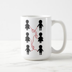Secuencia roja de la taza del sino