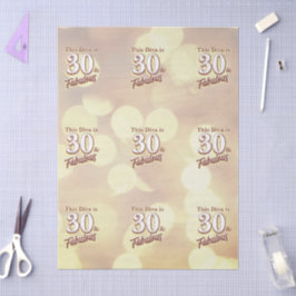 Seda 30 y un fabuloso papel de tejidos