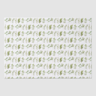 Seda 6 Papel de tejidos HERBS FRESCOS II