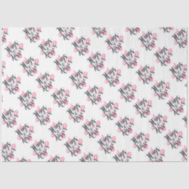 Seda Abrazos y besos con papel de tejidos cardíacos