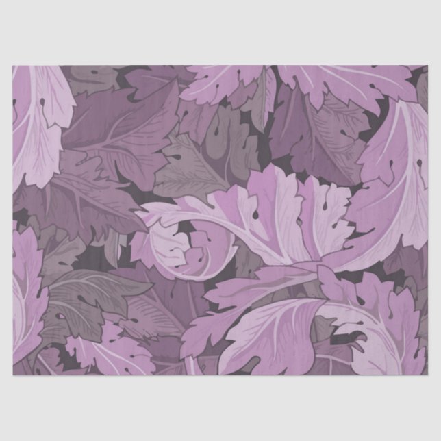 Seda Acanthus, Papel de tejidos William Morris (Anverso)