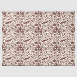 Seda Acogedor papel de tejidos otoñales