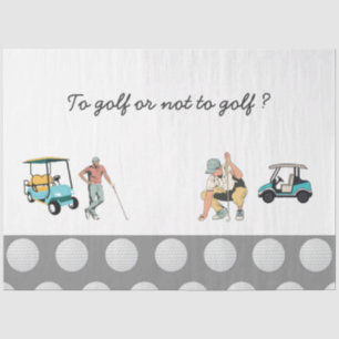 Seda Al golf o no al papel de tejido de golf
