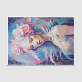 Seda Alma de un ángel, Collage de papel pastel