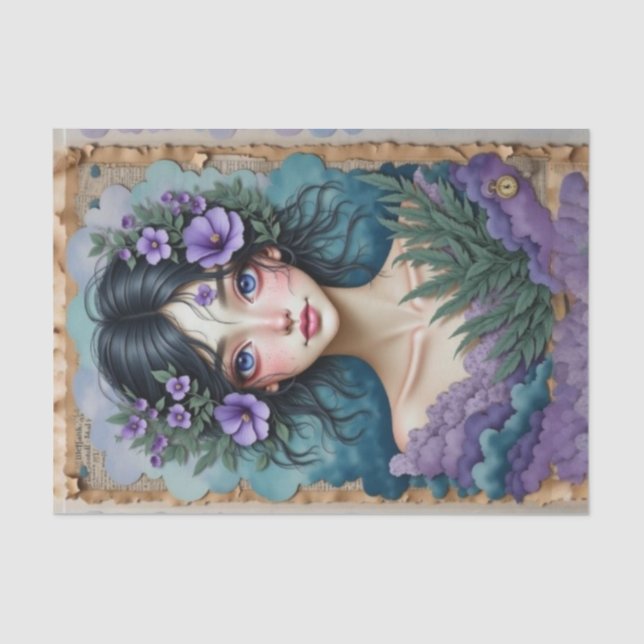 Seda Amethyst Dreamer | 💜 de papel de descomposición � (Anverso)