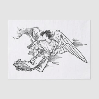 Seda ANGEL de papel de tejidos