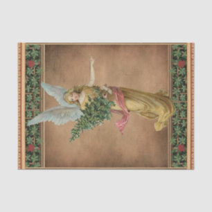 Seda Ángel navidad con papel de árbol