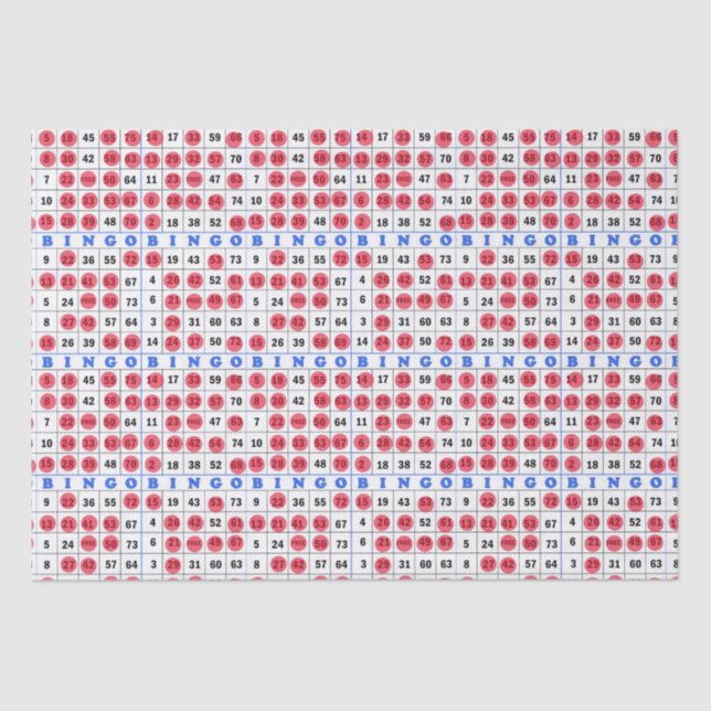 Seda Apuestas Papel de papel tisular de tarjeta de bing (Anverso)