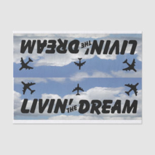 Seda Avión de papel de tejidos