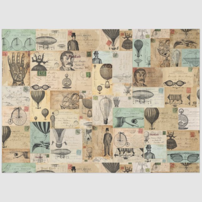 Seda Balón de vapor y papel de melocotón con épocas de  (Anverso)