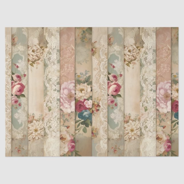 Seda Bandas de papel de tejido de descascarillado vinta (Anverso)