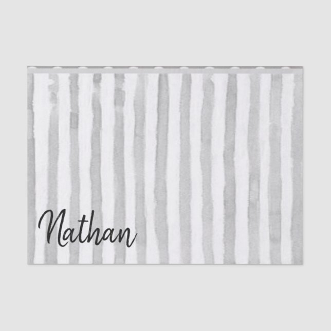 Seda Bandas grises de papel de tejidos (Anverso)