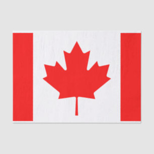 Seda Bandera canadiense DIY regalo papel de papel de en