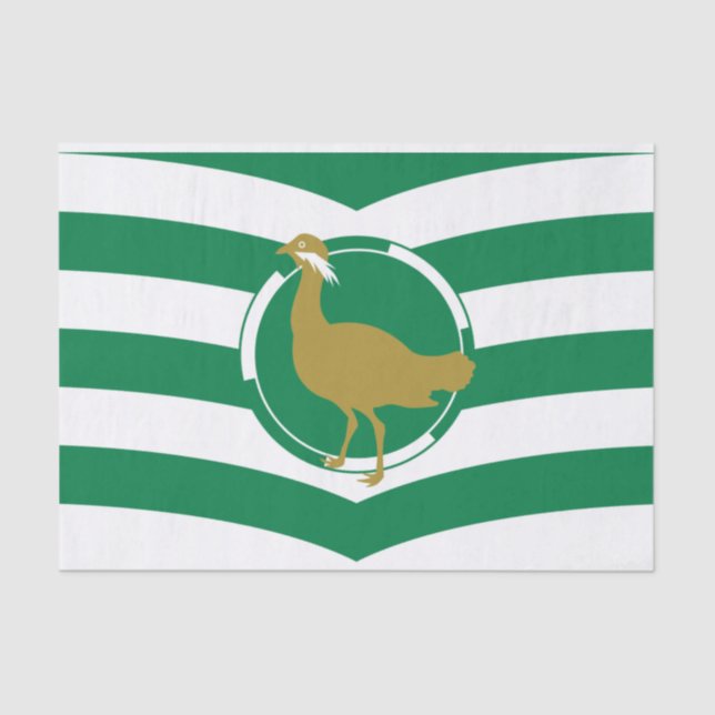 Seda Bandera del condado de Wiltshire, Papel de tejidos (Anverso)