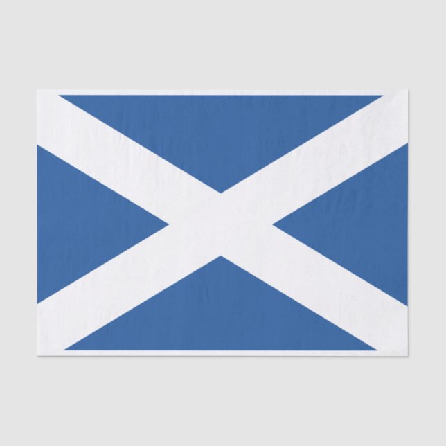Seda Bandera escocesa de papel de tejido de envoltura d (Anverso)