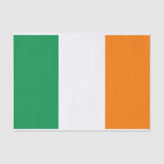 Seda bandera irlandesa de papel de papel de envolver re