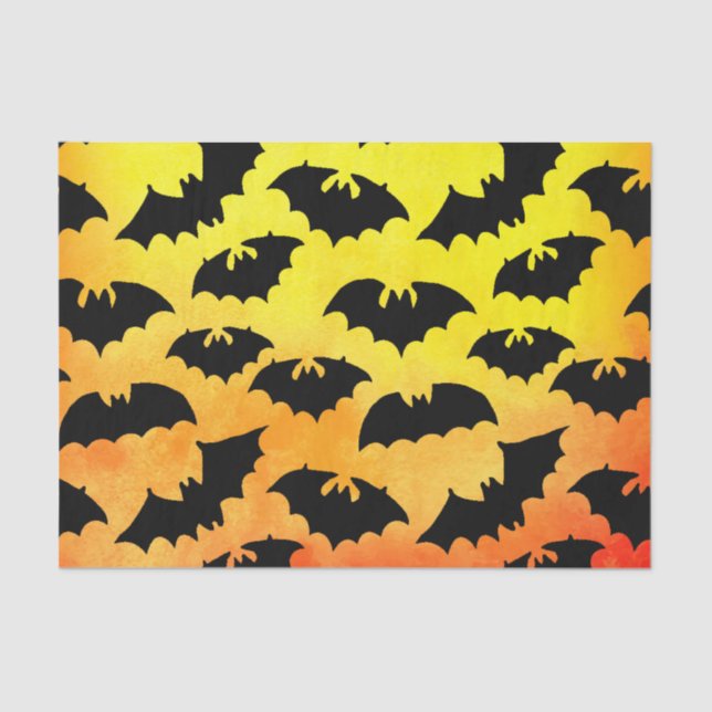 Seda Bates de Halloween Papel de tejidos de vacaciones (Anverso)