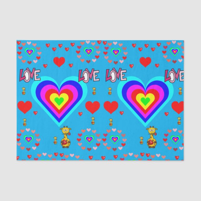 Seda Besos decorativos de papel tisular valentinas (Anverso)