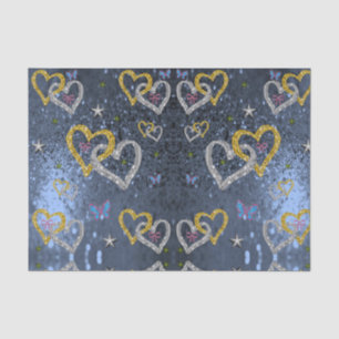 Seda Besos decorativos de papel tisular valentinas