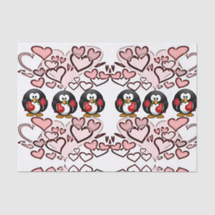 Seda Besos decorativos de papel tisular valentinas