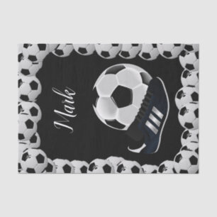 Seda Bolas de fútbol de papel de tejidos