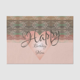 Seda Bonito Floral Acentuada Con Papel Tejido De Tejido