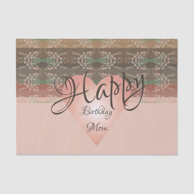 Seda Bonito Floral Acentuada Con Papel Tejido De Tejido (Anverso)