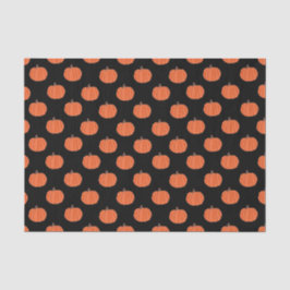 Seda Calabazas de Halloween papel de regalo de bolso de