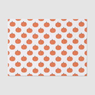 Seda Calabazas de Halloween papel de regalo de bolso de